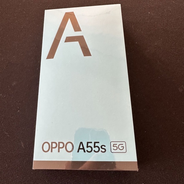 OPPO(オッポ)のOPPO A55s  5G ブラック　新品未使用　値下げ即買いNG スマホ/家電/カメラのスマートフォン/携帯電話(スマートフォン本体)の商品写真