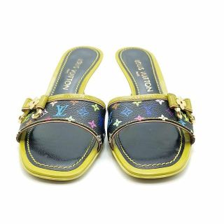 LOUIS VUITTON - ルイヴィトン サンダル ミュールモノグラム マルチ