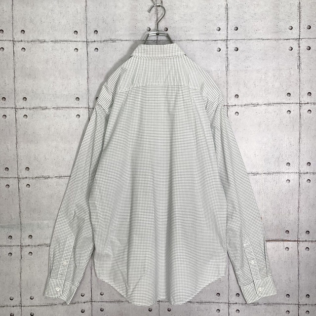 Timberland(ティンバーランド)の【希少】Timberland 長袖 コットンポプリン チェックシャツ XL 古着 メンズのトップス(シャツ)の商品写真
