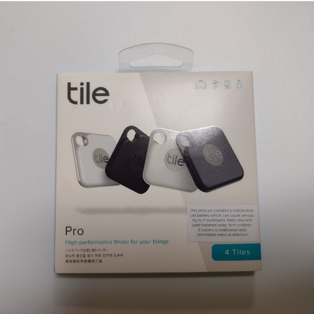 tile pro　 電池交換版 4個パック　新品未使用tile