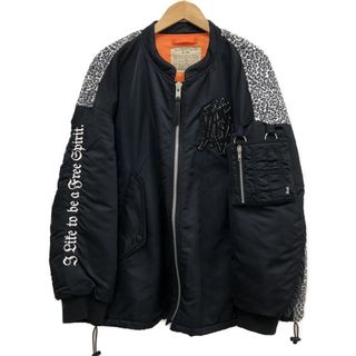 アールエヌエー(RNA)の□□RNA アールエヌエー レディース ジャケット MA-1ジャケット   SIZE M J-1868 ブラック(その他)