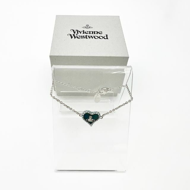 Vivienne Westwood(ヴィヴィアンウエストウッド)の【極美品】ヴィヴィアンウエストウッド Vivienne ハートブレスレット レディースのアクセサリー(ブレスレット/バングル)の商品写真