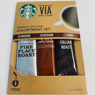 スターバックスコーヒー(Starbucks Coffee)のStarbucks インスタントコーヒー 3本 VIA 新品未使用未開封(コーヒー)