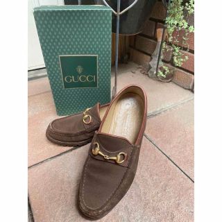 グッチ(Gucci)のGUCCI グッチ ホースビット ローファー メンズ 6 1/2 ブラウン(ドレス/ビジネス)