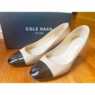 コールハーン(Cole Haan)のコールハーン　ベージュヒール　パンプス　箱あり(ハイヒール/パンプス)