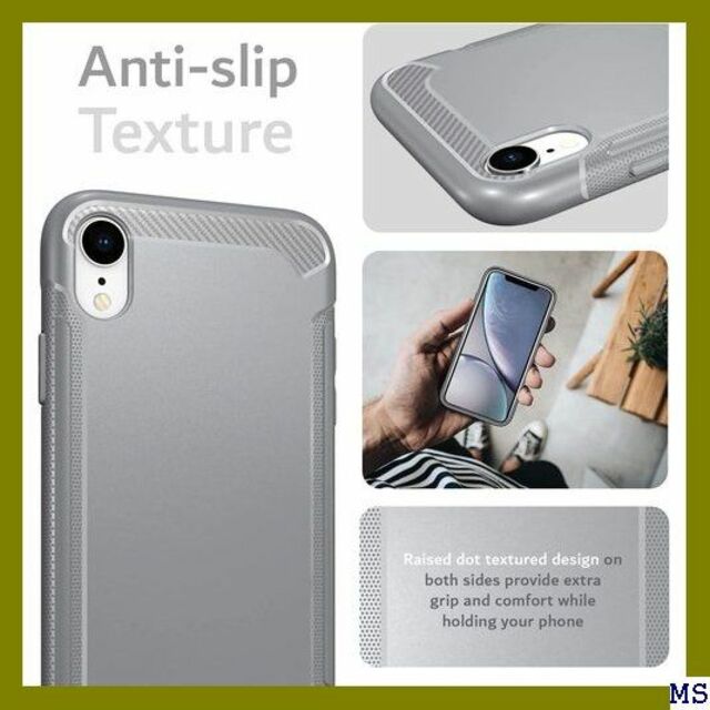 Ｉ Apple iPhone XR ケース、 TUDIA 応 グレー 1180 スマホ/家電/カメラのスマホアクセサリー(モバイルケース/カバー)の商品写真