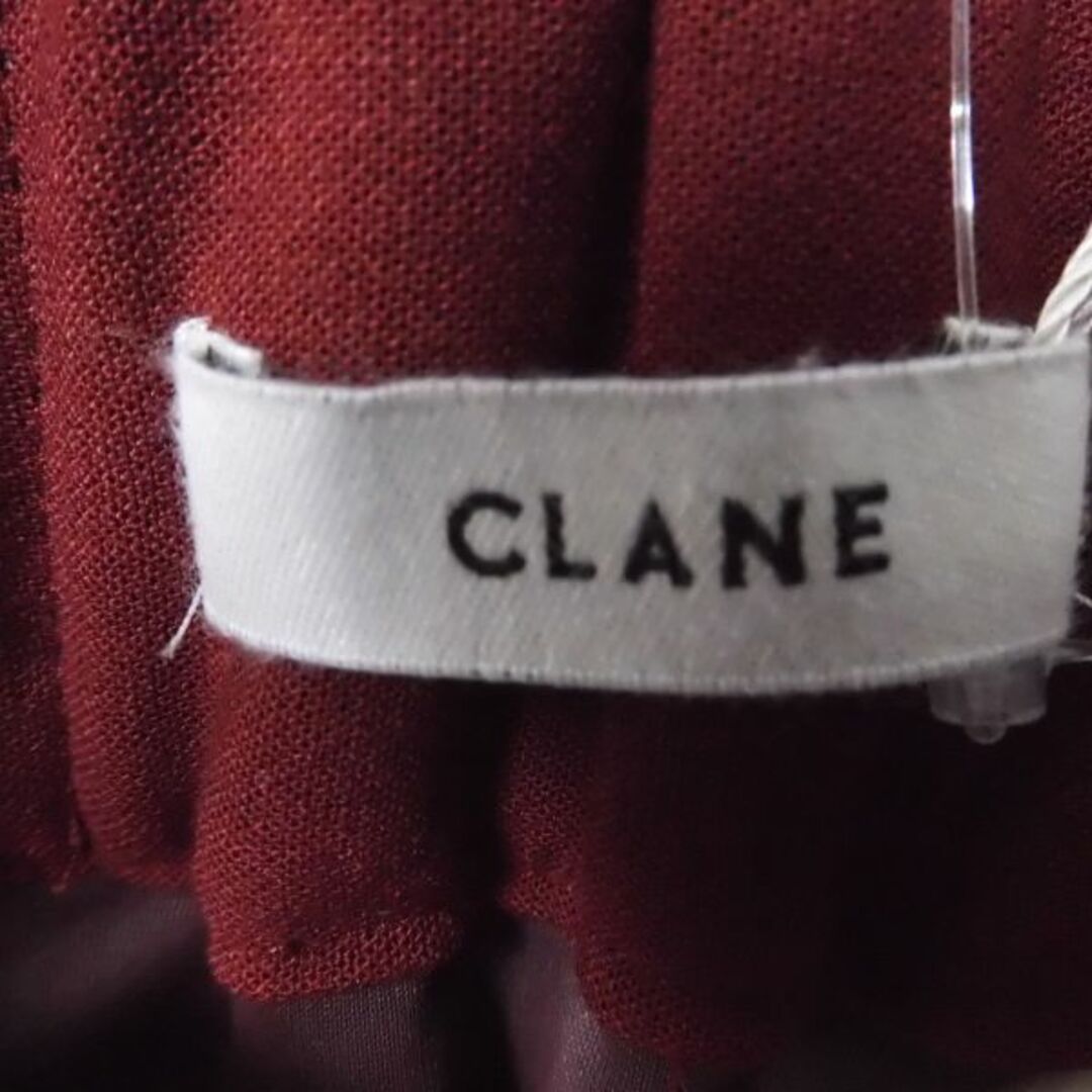CLANE(クラネ)の未使用 CLANE クラネ スカート 1点 レッド 0 ポリエステル 他 ミディ丈 レディース AM4213A57  レディースのスカート(ミニスカート)の商品写真