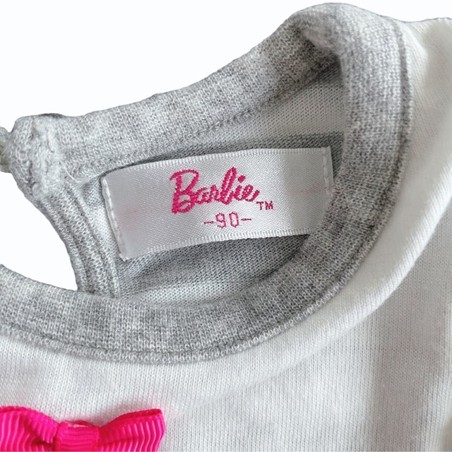 Barbie(バービー)のBarbie リボンレースTシャツ キッズ/ベビー/マタニティのベビー服(~85cm)(Ｔシャツ)の商品写真