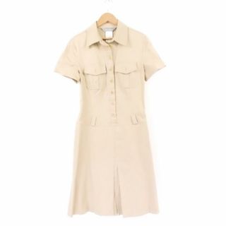 マックスマーラ(Max Mara)のmaxmaraSTUDIO マックスマーラ シャツワンピース 1点 ベージュ 38 コットン他 レディース AY3760A57 (ミニワンピース)