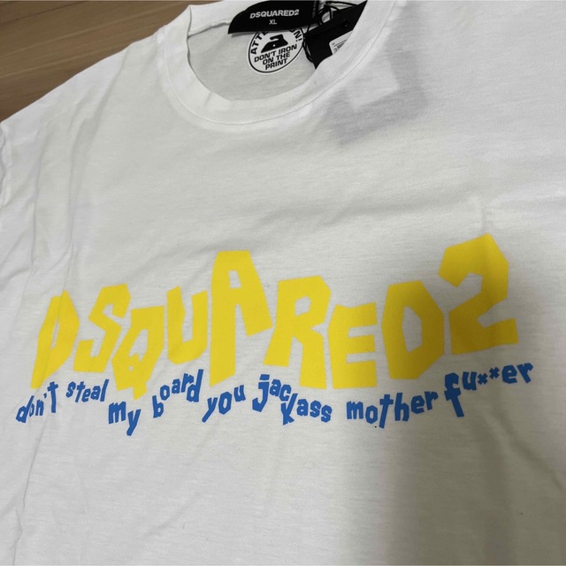 DSQUARED2(ディースクエアード)のDSQUARED2 メンズ半袖Tシャツ ホワイト メンズのトップス(Tシャツ/カットソー(半袖/袖なし))の商品写真