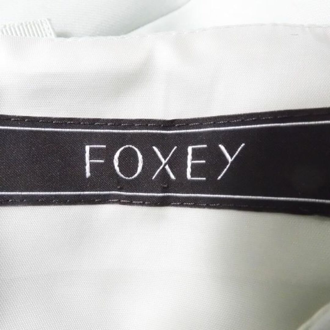 FOXEY(フォクシー)の美品 FOXEY フォクシー リリー ドレスワンピース 1点 38 毛他 42548 ノースリーブ Aライン レディース AO892W1  レディースのワンピース(ミニワンピース)の商品写真