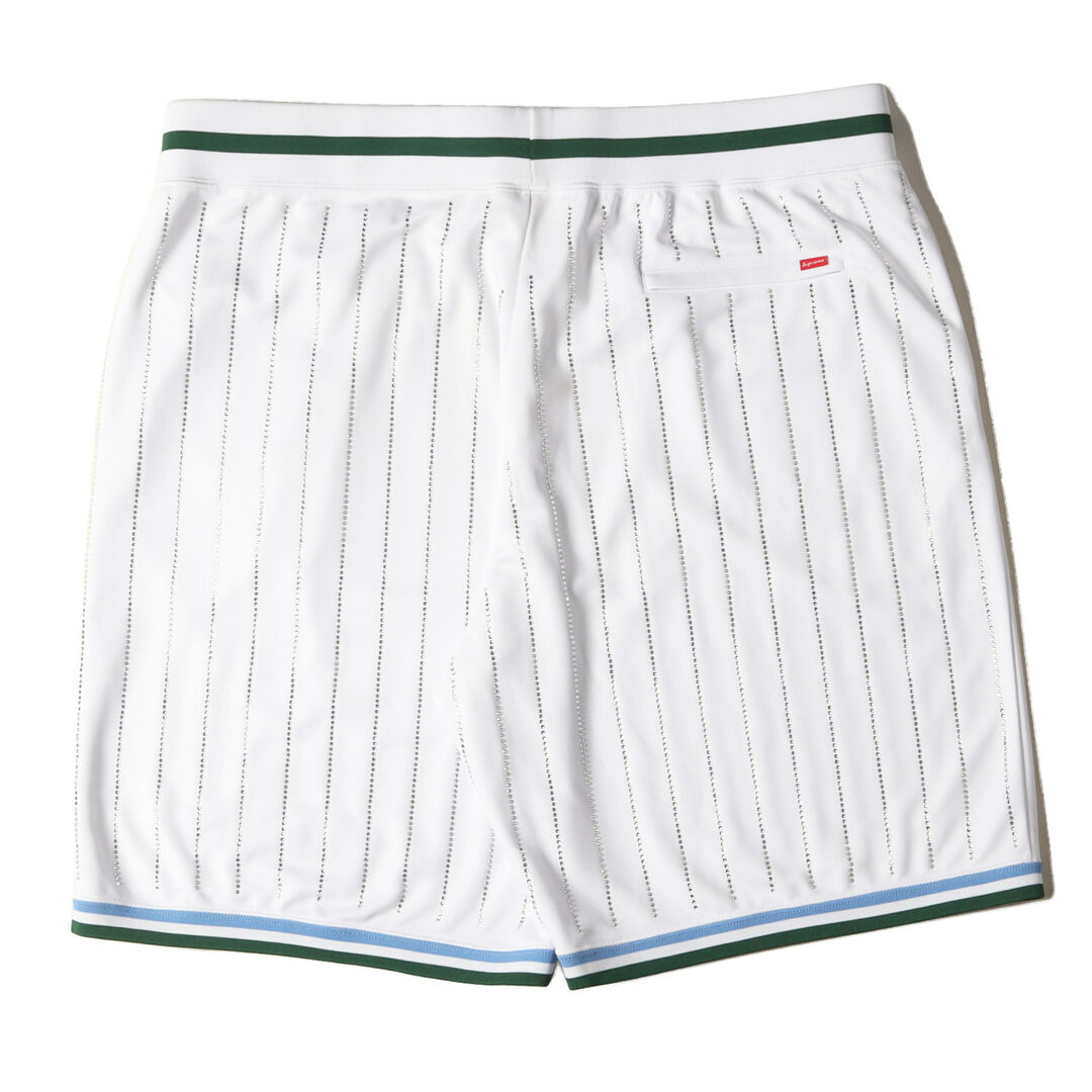 Supreme 2018SS Bolt Basketball Short シュプリーム ボルトバスケットボールショーツ メッシュショートパンツ ハーフパンツ サンダープリント ネイビー サイズS 【220521】【新古品】【me04】