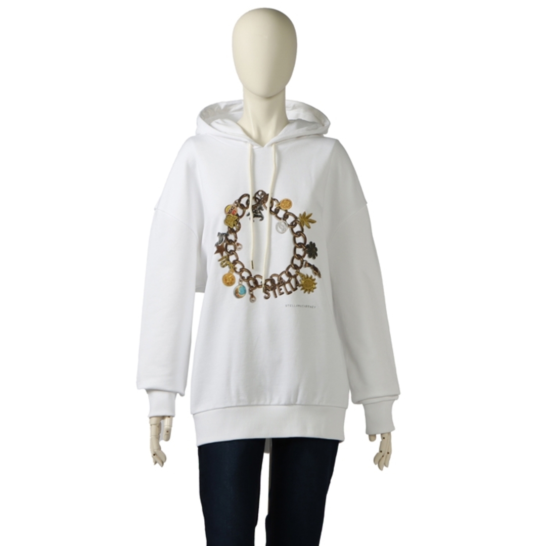 ステラマッカートニー STELLA MCCARTNEY パーカー STELLA'S CHARM HOODIE プルオーバー ロゴ スウェット フーディ  2023年秋冬新作 6J0157 3SPX80 9000