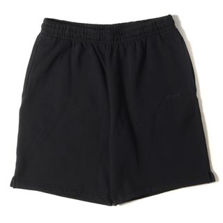 JJJJound ジョウンド パンツ サイズ:XL ロゴ刺繍 スウェット ショーツ ショートパンツ J90 Sweat Shorts ブラック 黒 ボトムス ズボン 【メンズ】【中古】【美品】(ショートパンツ)