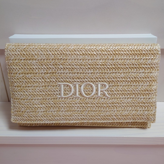 Dior ラタンベージュポーチ ノベルティ