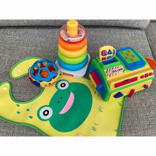 フィッシャープライス(Fisher-Price)のゆらりんタワー、指先の知育、オーボール(知育玩具)