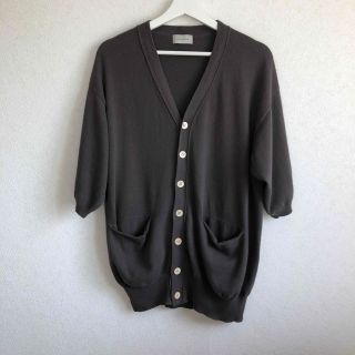 ベッドフォード　Damage half sleeves cardigan