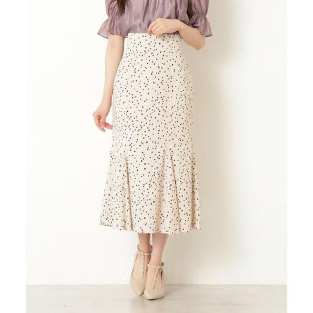 PROPORTION BODY DRESSING(プロポーションボディドレッシング)のドットプリントマーメイドスカート レディースのスカート(ロングスカート)の商品写真