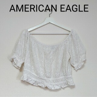 アメリカンイーグル(American Eagle)のAMERICAN EAGLEオフショルトップス(Tシャツ(半袖/袖なし))