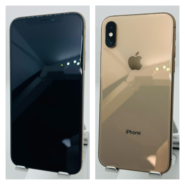 Apple(アップル)のA 新品電池　iPhone Xs Gold 256 GB SIMフリー　本体 スマホ/家電/カメラのスマートフォン/携帯電話(スマートフォン本体)の商品写真