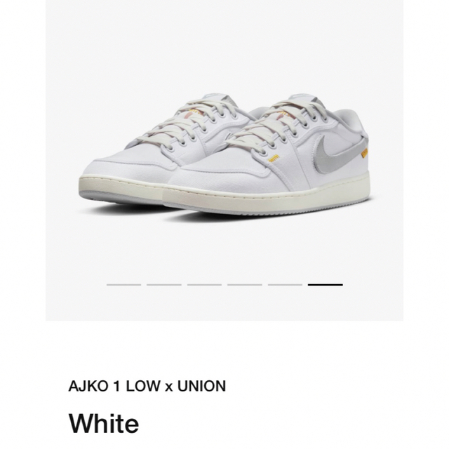 Jordan Brand（NIKE） - UNION × Nike Air Jordan 1 KO Low SP 26.0の