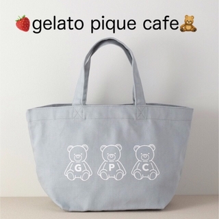 gelato pique - ジェラートピケ【gelato pique cafe】キャンバスバッグ・ベア柄