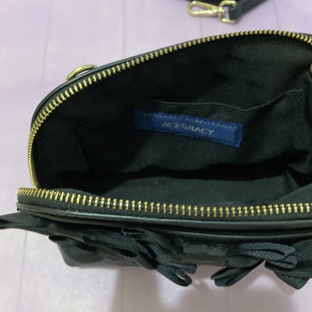 M'S GRACY(エムズグレイシー)のエムズグレイシー　りぼんたっぷり　バッグ　 レディースのバッグ(ショルダーバッグ)の商品写真