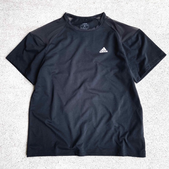adidas(アディダス)のアディダス メッシュ切り替えTシャツ レディースのトップス(Tシャツ(半袖/袖なし))の商品写真