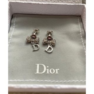 最終値下げ☆　Dior ディオール  ロゴ　リボンモチーフ　ピアス