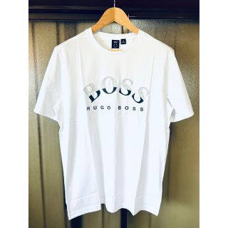 ヒューゴボス(HUGO BOSS)のHUGO BOSS  新品未使用　Lサイズ   Tシャツ　白　ヒューゴ　ボス(Tシャツ/カットソー(半袖/袖なし))