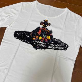 ヴィヴィアンウエストウッドマン　ビッグオーブ　白Ｔシャツ