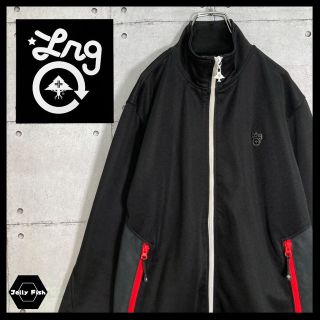 LRG - 【レアデザイン】LRG/エルアールジー デザイントラックジャケット 黒 美品