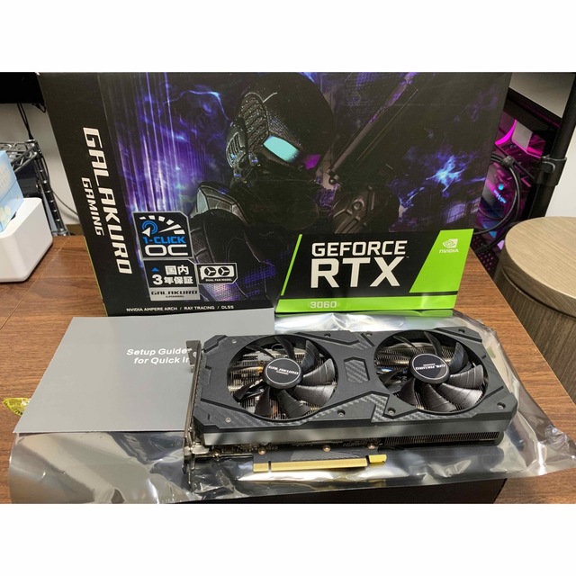 未使用品　玄人志向　RTX3060玄人志向