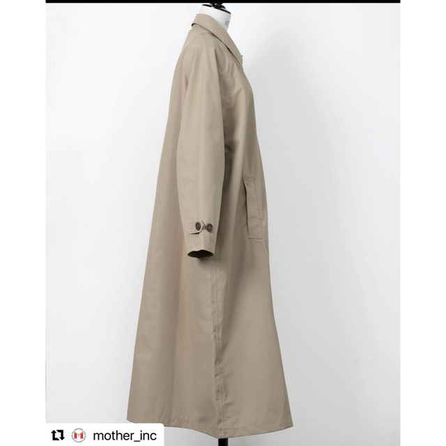 FORME バルマカンコート ベージュ ロングコート FORME バルマカンコート ベージュ ロングコート