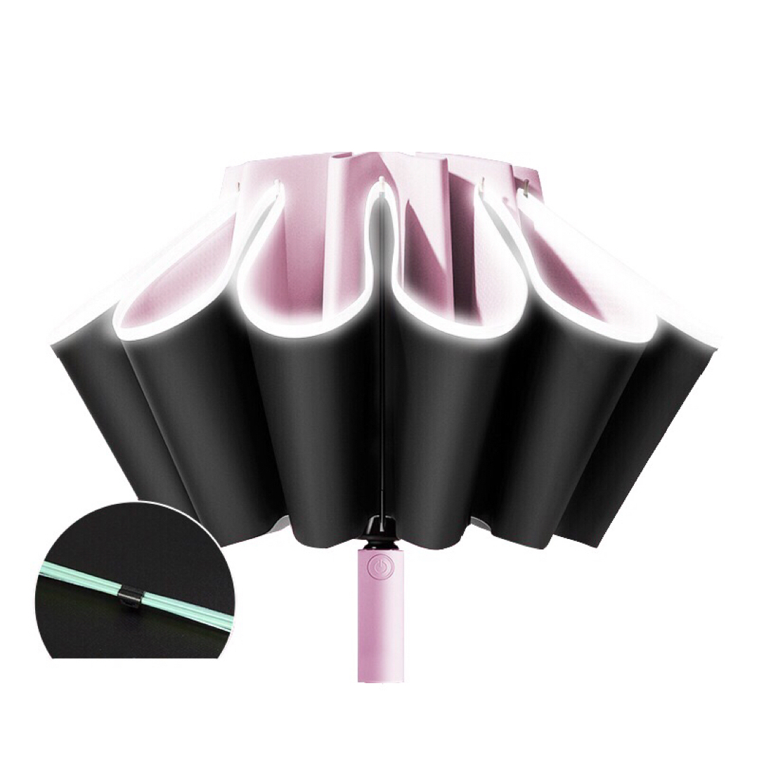 折りたたみ傘 折り畳み傘 自動開閉 耐風 逆折り式 日傘 晴雨兼用 梅雨対策  レディースのファッション小物(傘)の商品写真