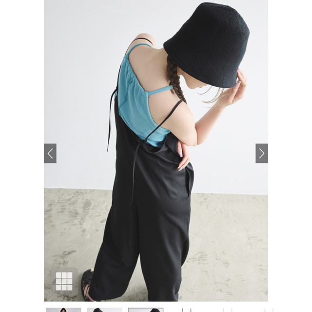 GRL(グレイル)のグレイル ワイドオールインワン[dk1024] レディースのパンツ(オールインワン)の商品写真