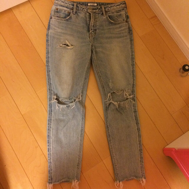 SLY(スライ)のSLY CLIFF JW CRASH ANKLE SLIM レディースのパンツ(デニム/ジーンズ)の商品写真