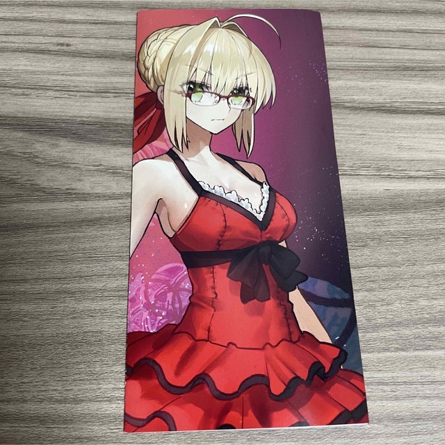 新品未使用 Fate/EXTELLA ネロ 眼鏡 エクステラ メタリックレッド