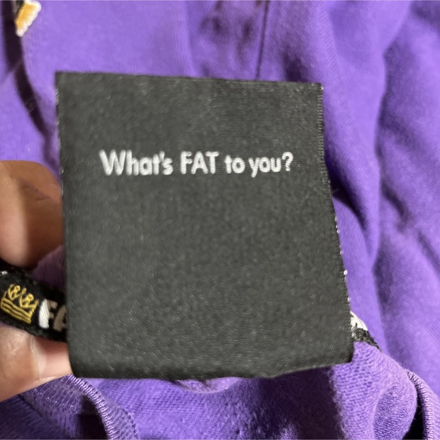 FAT(エフエーティー)のFAT エフエーティー ビッグプリント パープルTシャツ 紫 メンズのトップス(Tシャツ/カットソー(半袖/袖なし))の商品写真
