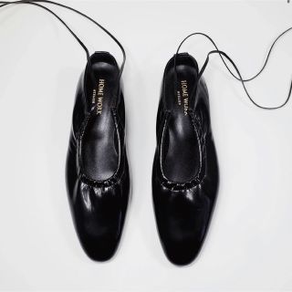 正規 JIL SANDER ジルサンダー アンクレット バレエシューズ黒37.5