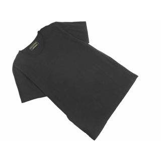 ザラ(ZARA)のZARA ザラ 半袖 無地 カットソー sizeM/黒 ■◆ メンズ(Tシャツ/カットソー(半袖/袖なし))