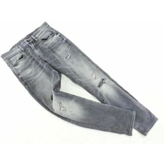 ジースター(G-STAR RAW)のジースターロゥ ダメージ加工 デニムパンツ size32/グレー ■■ メンズ(デニム/ジーンズ)