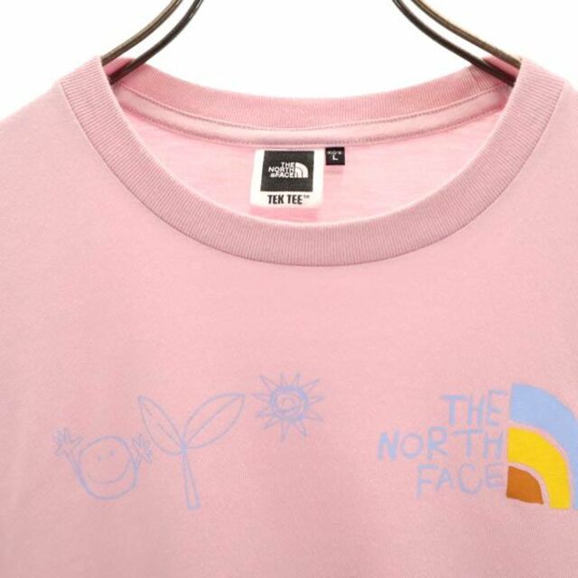 THE NORTH FACE(ザノースフェイス)のノースフェイス NTJ32462 アウトドア ロゴプリント 半袖Tシャツ L ピンク系 THE NORTH FACE キッズ 【中古】  【230531】 メール便可 キッズ/ベビー/マタニティのキッズ服男の子用(90cm~)(ジャケット/上着)の商品写真