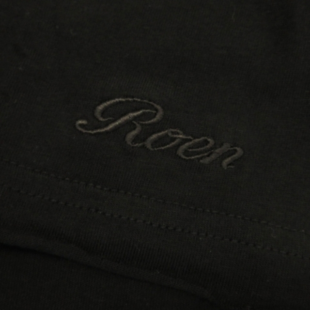 Roen(ロエン)のロエン Roen Tシャツ カットソー 半袖 プリント 薄手 ブラック S メンズのトップス(Tシャツ/カットソー(半袖/袖なし))の商品写真
