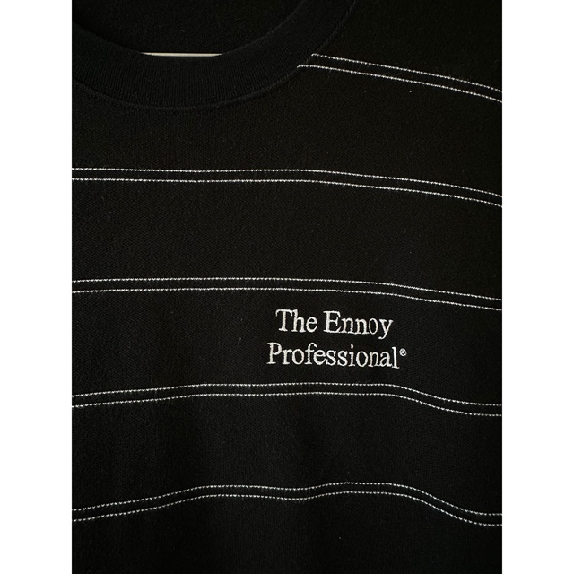 1LDK SELECT(ワンエルディーケーセレクト)のエンノイ　tシャツ　ボーダー メンズのトップス(Tシャツ/カットソー(半袖/袖なし))の商品写真