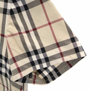 BURBERRY - バーバリー 半袖 チェック柄 シャツ 8 ベージュ BURBERRY