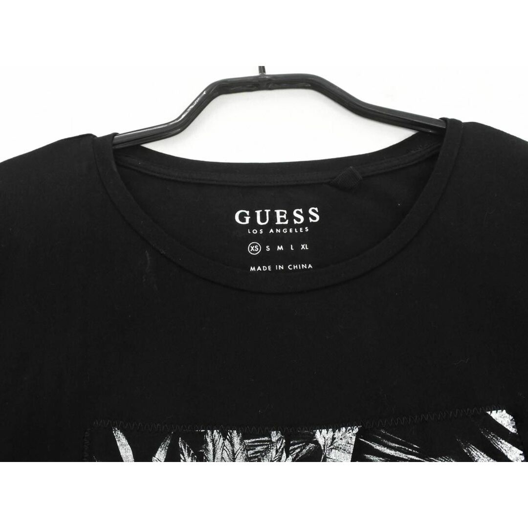 GUESS(ゲス)のGUESS ゲス プリント 刺繍 Tシャツ sizeXS/黒 ■◆ メンズ メンズのトップス(Tシャツ/カットソー(半袖/袖なし))の商品写真