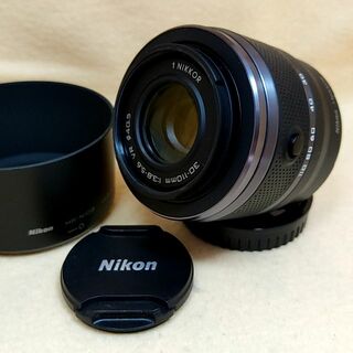ニコン(Nikon)の★美品★望遠 Nikon 1 NIKKOR 30-110mm ブラック(レンズ(ズーム))