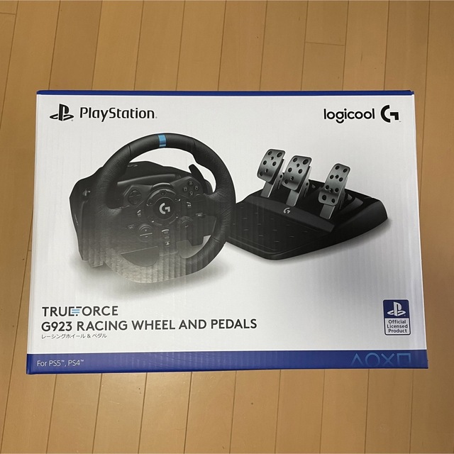 Logicool(ロジクール)のLogicool G923 (PlayStationおよびPC用) 未開封品 エンタメ/ホビーのゲームソフト/ゲーム機本体(その他)の商品写真