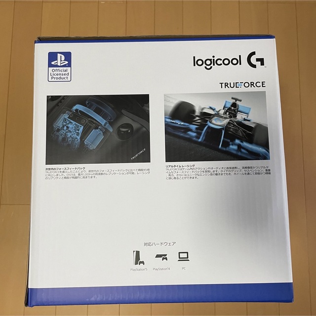 Logicool(ロジクール)のLogicool G923 (PlayStationおよびPC用) 未開封品 エンタメ/ホビーのゲームソフト/ゲーム機本体(その他)の商品写真